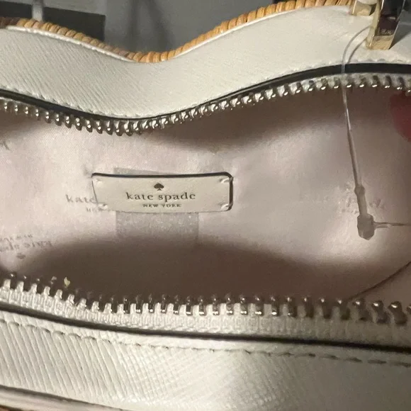 KATE SPADE NEW YORK Wicker Heart Crossbody Bag Brand New - Love Shack